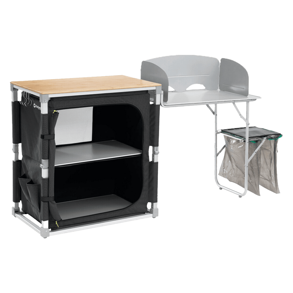 Outwell Padres Kitchen Table W. Side Unit