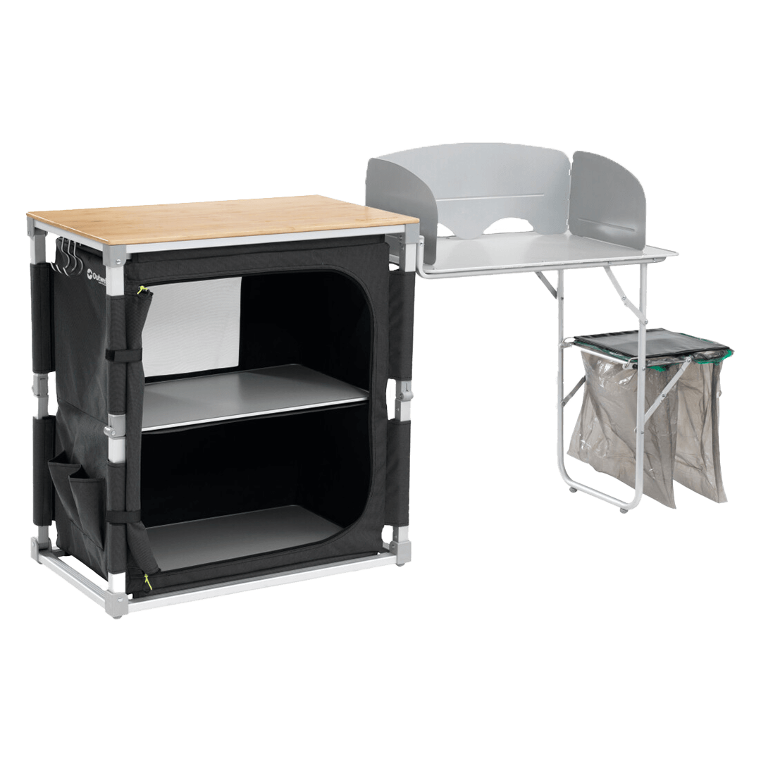Outwell Padres Kitchen Table W. Side Unit