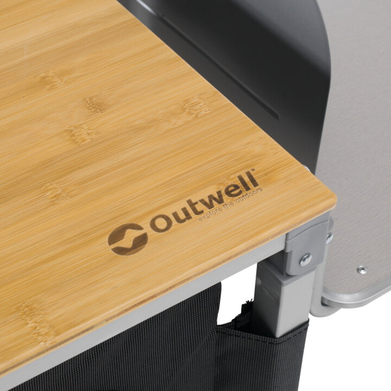 Outwell Padres Kitchen Table W. Side Unit